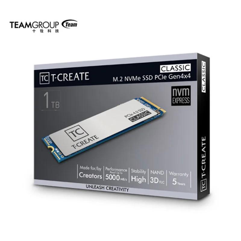TEAMGROUP Ŭ SSD NVMe M.2 PCIe 4.0, Ʈ PC ũž ָ Ʈ ̺ ȣȯ, 1TB, 2TB